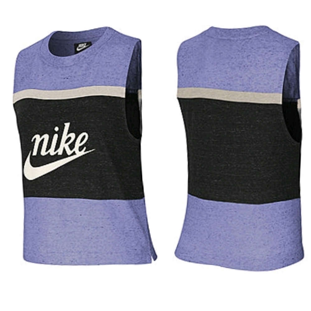 ❤ NIKE Crew Neck Sleeveless Tank Top